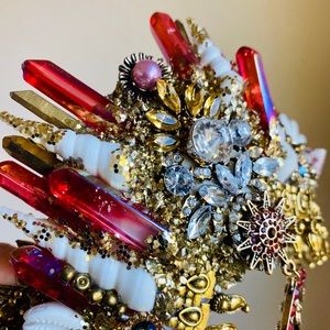 Mermaid crystal Halloween or festival crown